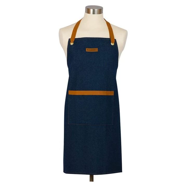 Sort Le Creuset, bumbac, denim albastru închis, 88 cm