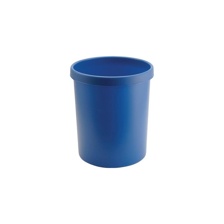 Helit H6106134 - „German” szemeteskuka, 30 literes, kék, körbefutó fogantyúval, műanyag, 1 darab