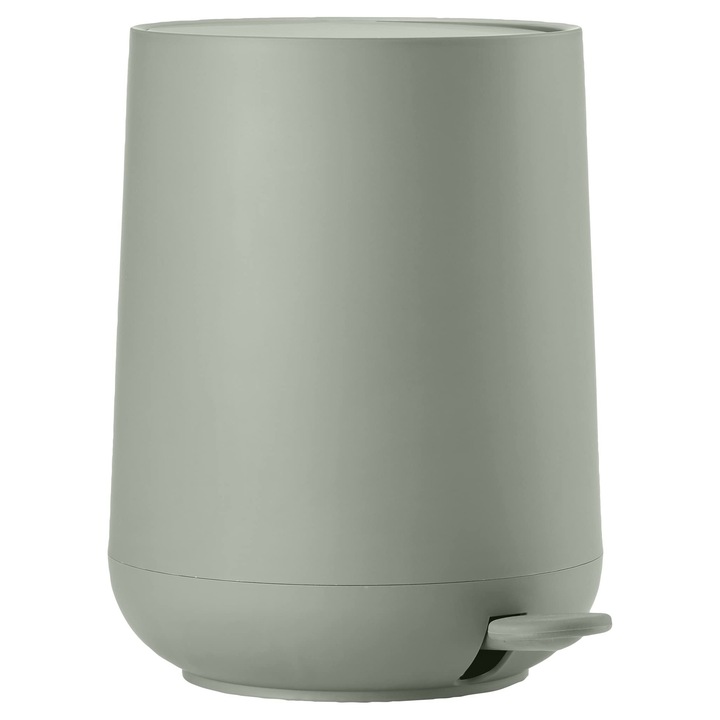 Zone Denmark Cos De Gunoi Pentru Baie Nova, Cos De Cosmetice, Cos De Gunoi Pentru Baie, Diametru 20, 5 Cm, Inaltime 23, 5 Cm, Capacitate 3 Litri, Verde Matcha