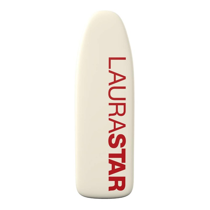 Husa Bej Pentru Masa De Calcat Laurastar Mycover, Design Unic Laurastar, 127Cm X 49.5Cm, Margine Elastica, Compatibila Cu Sistemele De Calcat Laurastar, Instalare Usoara, Lavabila La Masina