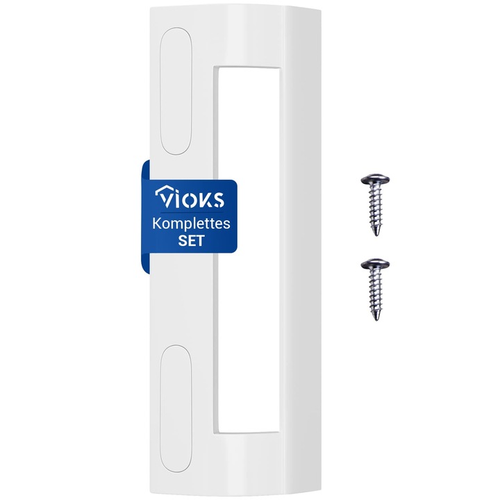 Maner Universal Pentru Frigider Vioks 200X70X45Mm Si Set Maner Usa Alb Cu Distanta De Montare 82-163Mm Pentru Frigidere Bosch Cu Compartiment Congelator Si Congelatoare Siemens/Accesorii Pentru Frigider Ignis