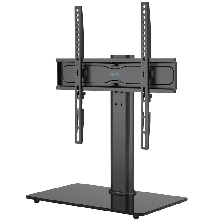 Suport TV Bontec, Reglabil pe Înălțime, până la 60 inch, Max. VESA 400x400