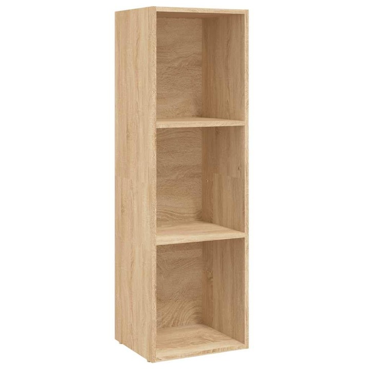 Vidaxl Könyvespolc Tv Szekrény Fali Polc Szabadon Álló Polc Irattartó Szoba Elválasztó Tv Asztal Alsó Polc Tv Szekrény Sonoma Tölgy 36X30X114Cm Fa Alapú Anyag