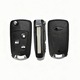 Резервна кутия за ключ, съвместима с Ford, Mondeo, Fiesta, Focus, Galaxy, Kuga, C-Max, 3 бутона, перо HU101