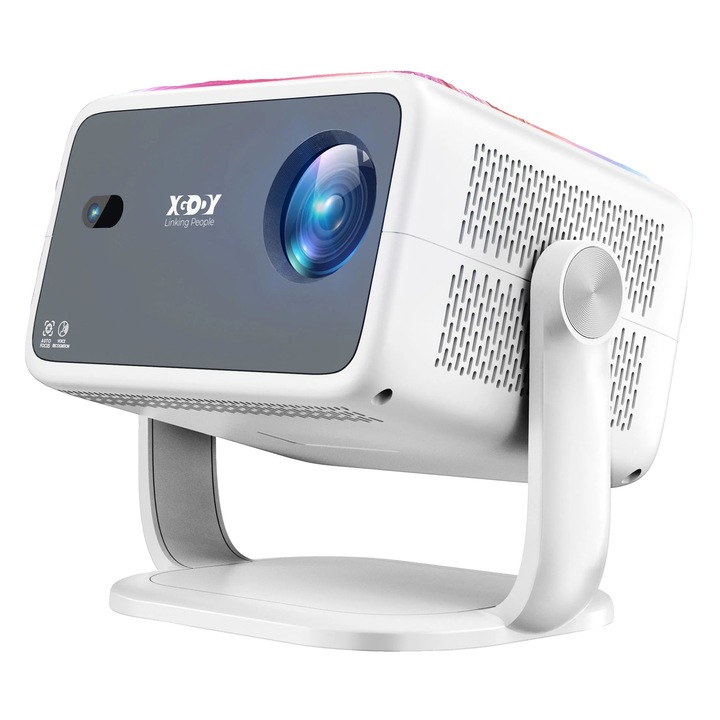 Videoprojektor Full HD 1080P, 500 ANSI lumen, 30-200 hüvelyk, automata korrekció