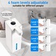 Dozator automat de sapun spumant, set 2 buc, capacitate 440 ml, senzor automat, montare pe perete pentru bucatarie si baie, reincarcabil USB, 1800 mAh, alb, 20x11.8x6.6cm