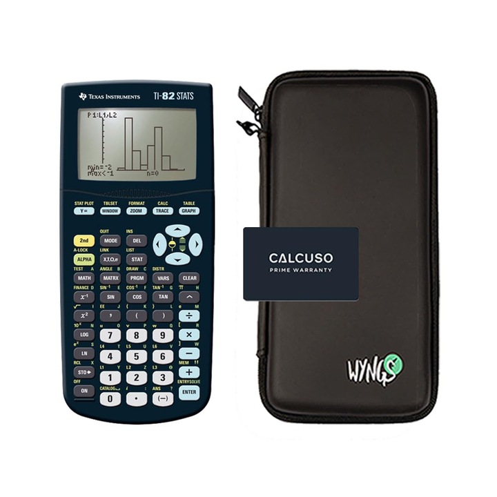 Пакет Calcuso Value Черен с калкулатор Statistic Ti 82