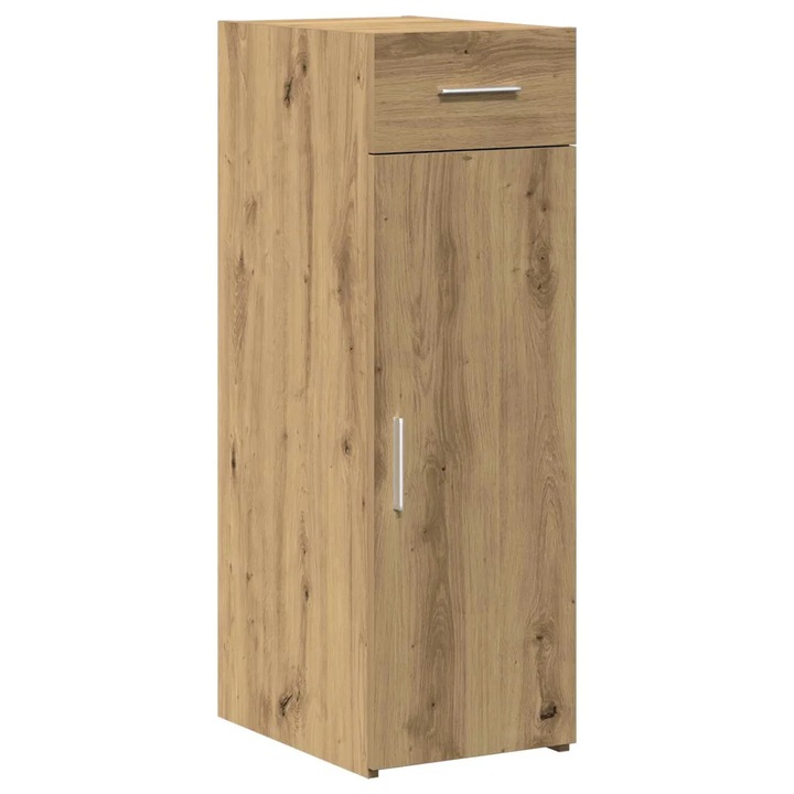 Széf fiókkal kézműves tölgy 30 x 42.5 x 93 cm Faanyag, vidaXL, 868750