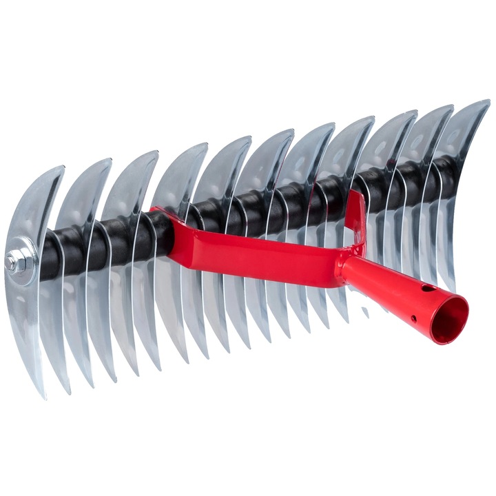 Скарификатор метален, 15x12x4 инча, двустранен дизайн, за лека почва