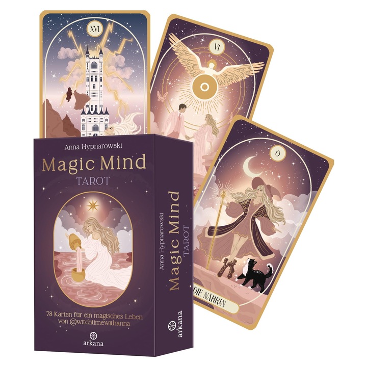 Tarot Magic Mind: 78 De Carti Pentru O Viata Magica De @Witchtimewithanna - Mult Asteptatul Pachet De Tarot De La Cunoscuta Vrajitoare Si Autoare De Bestselleruri