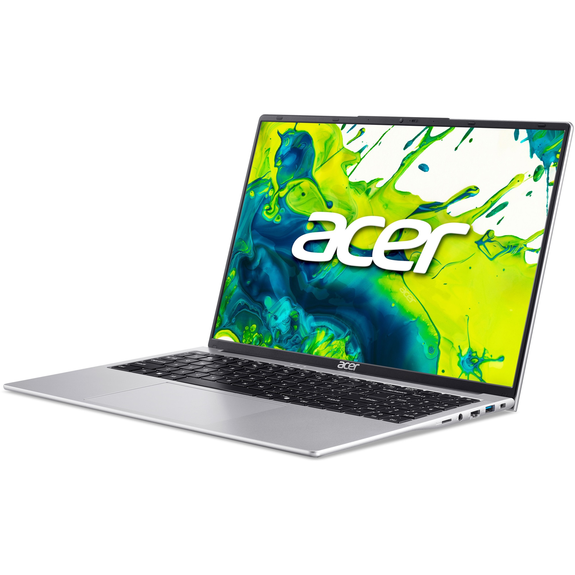 Laptop Acer Aspire Lite 16 AL16-54P-3185 cu procesor Intel® Core™ i3-1305U pana la 4.5GHz, 16'', WUXGA, IPS, 8GB DDR5 RAM, 256GB SSD, Intel® UHD Graphics, No OS, Light Silver