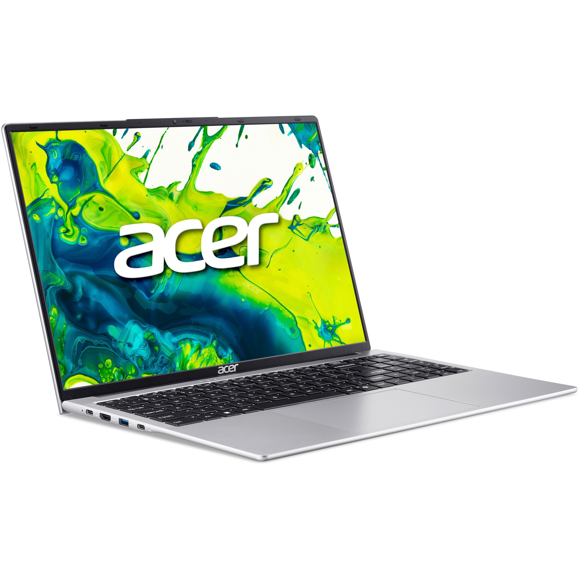Laptop Acer Aspire Lite 16 AL16-54P-3185 cu procesor Intel® Core™ i3-1305U pana la 4.5GHz, 16'', WUXGA, IPS, 8GB DDR5 RAM, 256GB SSD, Intel® UHD Graphics, No OS, Light Silver