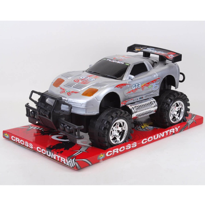 Детски джип Armtoys, огромен 50x30x23см, с инерционен механизъм, 2 цвята, подходящ за деца над 3 години