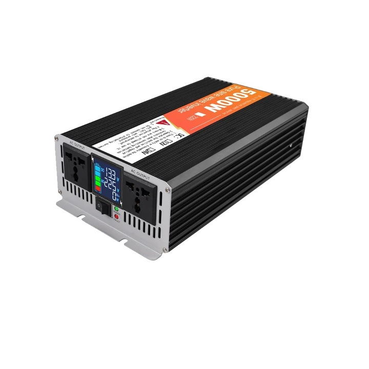 Инвертор за кола, 5000W, 24V, 220V, 50HZ, чиста синусоида
