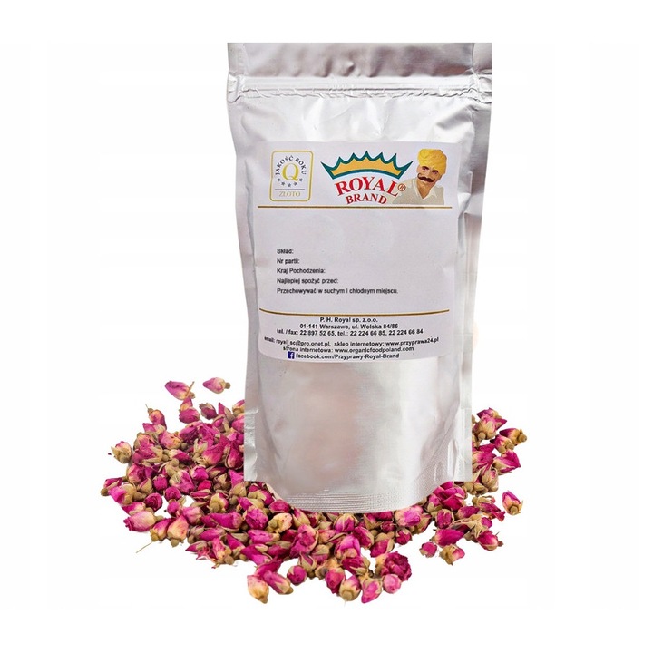 Muguri de trandafir uscate Royal Brand, roz, 20g, petale comestibile