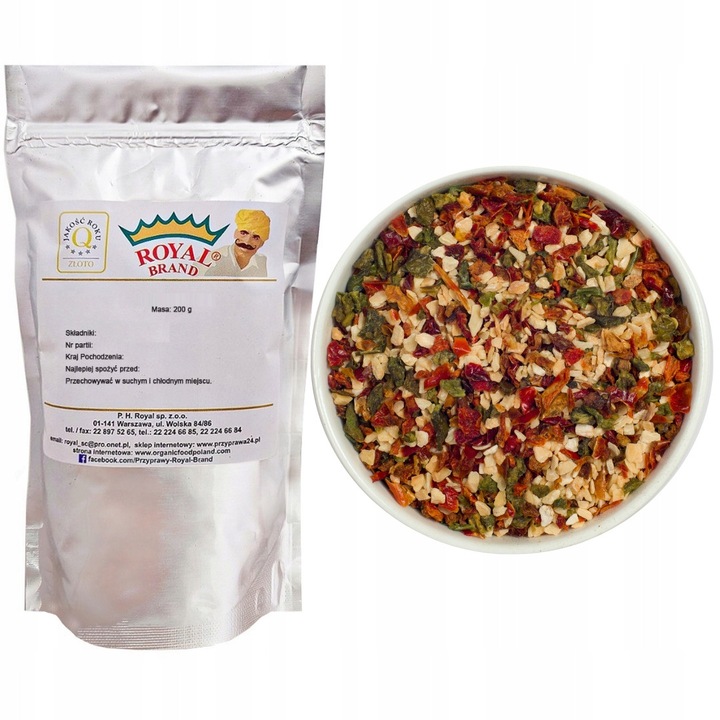 Amestec de condimente pentru salate, Royal Brand, 200g, plante aromatice naturale, ambalaj doypack