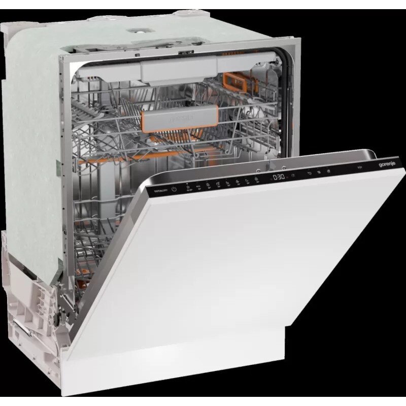 Mașină de spălat vase încorporabilă Gorenje GV16C, 5 ani garanție, Program automat, Display LED, Program de autocurățare, Albă