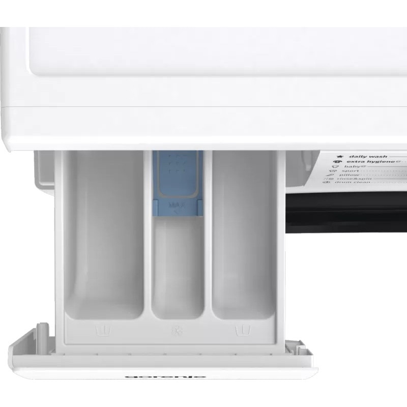 Mașină de spălat rufe Gorenje W1NGPI72SBS, Motor Inverter, Display LCD, 15 programe, 7kg, Albă