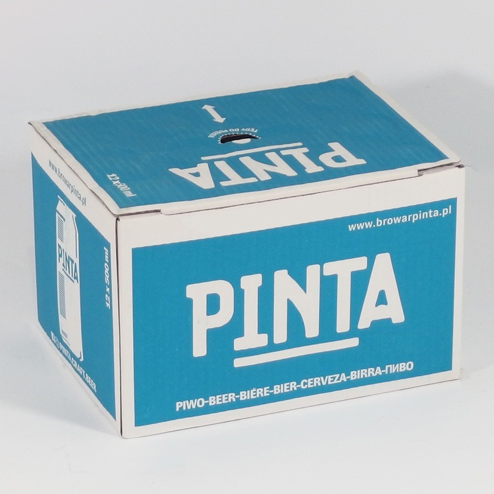 Кашон крафт бира микс Pinta 12 бр
