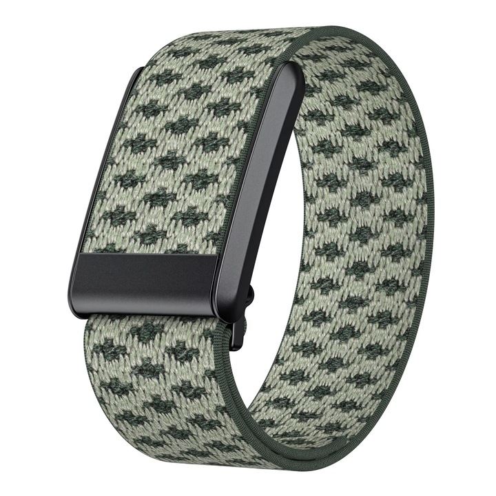 Nylon elasztikus szíj Whoop 4.0-hoz, állítható és légáteresztő, maximális kényelem, izzadságálló – zöld