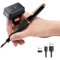 Cititor de coduri de bare 2D QR Tera, design purtabil, conectivitate wireless 2.4G, bluetooth, USB, dimensiuni mini