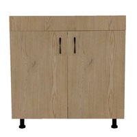 Masca Pentru Chiuveta cu 2 usi Sonoma 80x82x50 cm din Pal 18mm si cu Picioare Reglabile