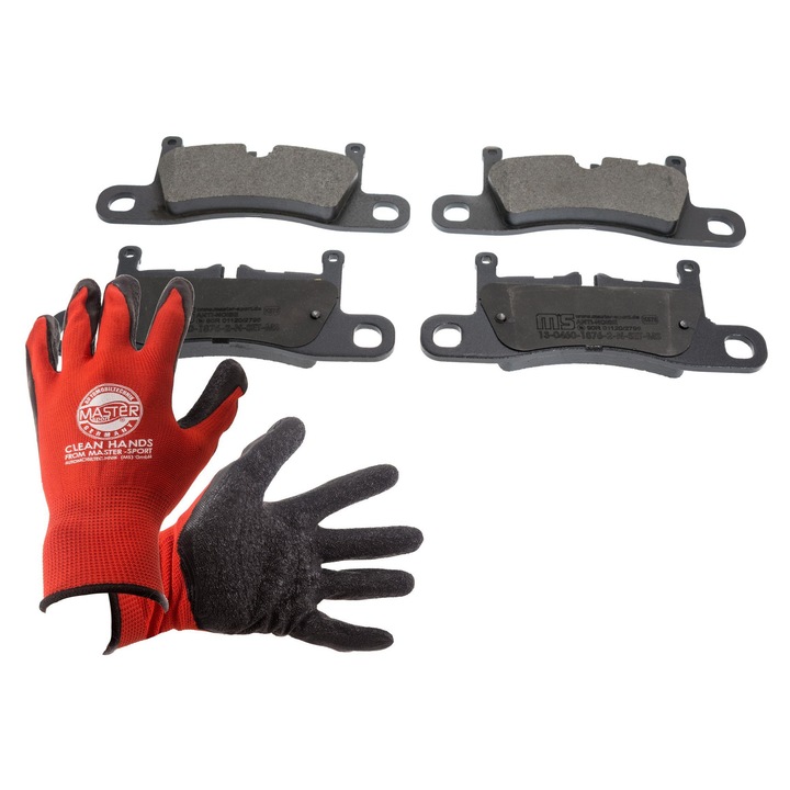 Fékbetétek Master-Sport, Brembo, 187x76,1mm, 2,3kg