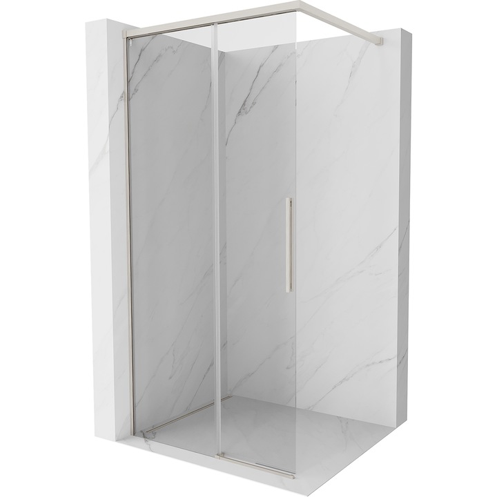 Panou de dus Mexen Lunar Walk-in stanga 70 x 200 cm, transparent 8 mm, crom - 830-070-000-01-00-L
