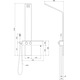 Душ панел Mexen Strit, черен - 7625-02-70