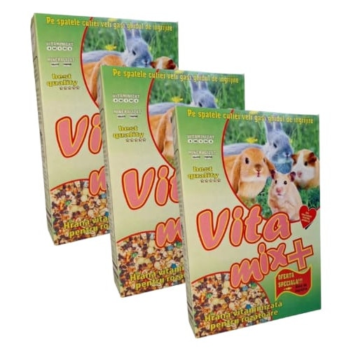 Hrană Vitamix Rozătoare, 3 x 400 g