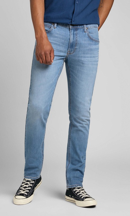 Blugi barbatesti Lee Luke, bumbac/elastan, slim, albastru