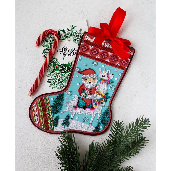 Set de broderie cu margele Abris Art "Cred in basme" 20x30 cm