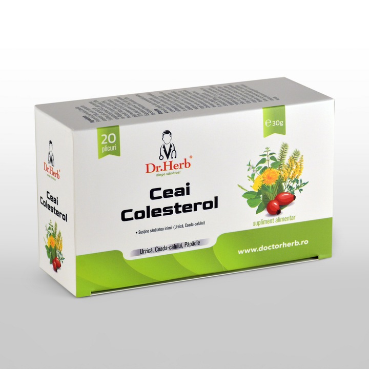 Ceai Dr.Herb Urzica si Coada Calului, set 20 plicuri, plante