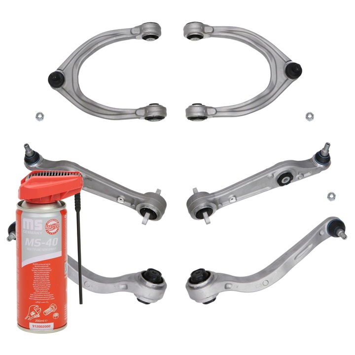 Felfüggesztő lengőkar készlet, Master-Sport, első, 6 részes, többcélú olajjal együtt, 2401BB-PCS-MS, 2402BB-PCS-MS, 2403BB-PCS-MS, 2404BB-PCS-MS, 2407BB-PCS-MS, 2408BB-PCS-MS