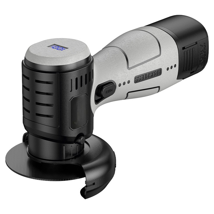 Машина за полиране, 300 W, диаметър 76 мм, 10 000 об/мин, 1500 mAh, LCD дисплей, сива