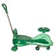 Masinuta pentru copii, fara pedale, maner ghidare, greutate maxima suportata 100 kg, 90 x 74 x 31.5 cm, verde, Dactylion®