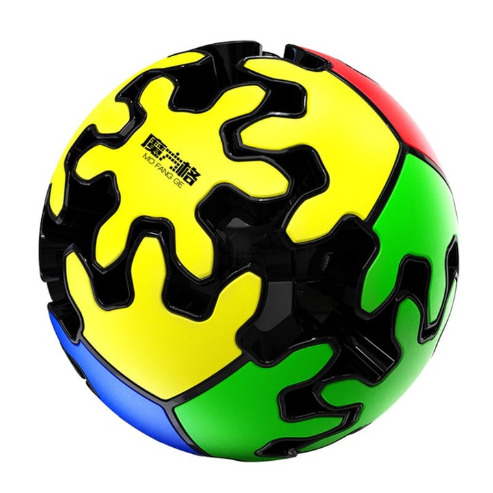 Cub inteligent QY TOYS Gear Ball 2x2x2, multicolor, pentru 4 ani