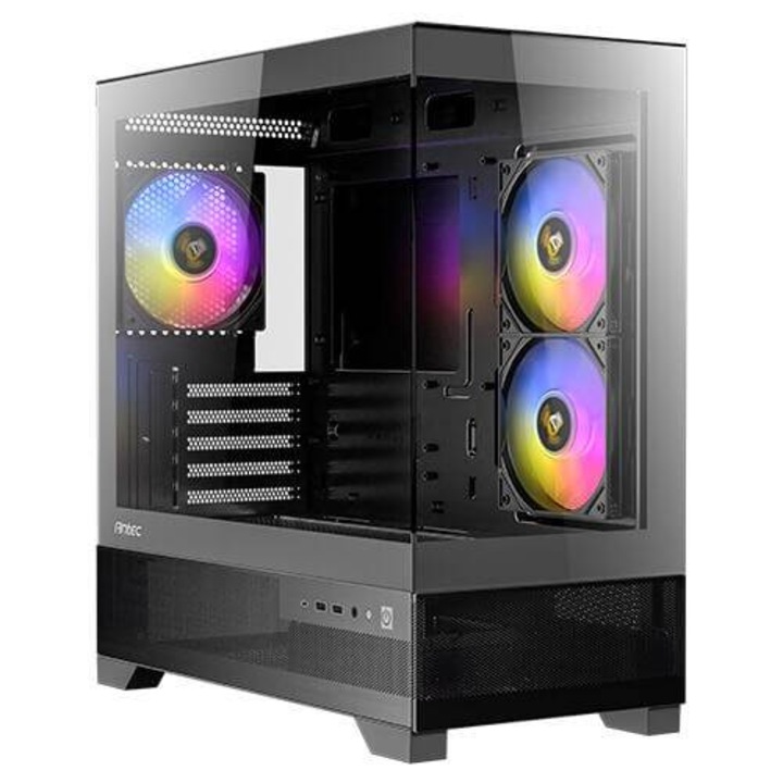 Carcasa Antec CX500 RGB - TG USB3.0 Mini mATX Negru