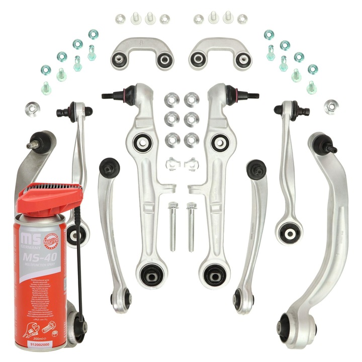 Master-Sport lengőkar készlet, 13,51kg, Audi A4 B6/B7-hez, első