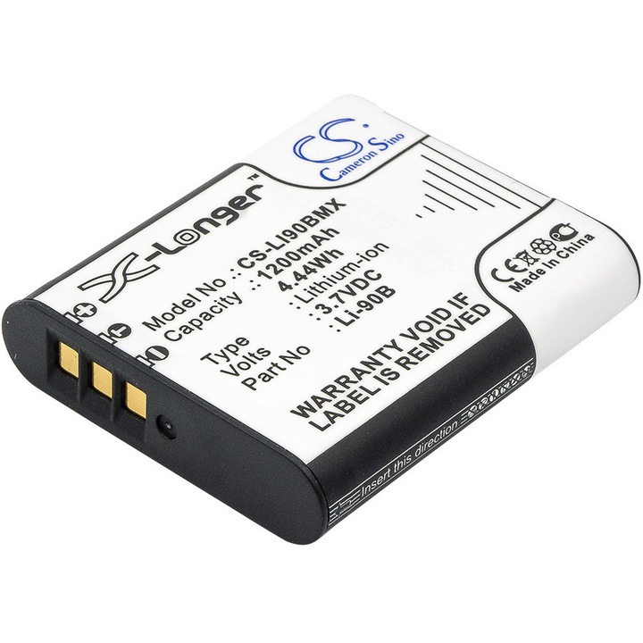 Baterie Cameron Sino CS-LI90BMX Li-ion 1200mAh, Negru, 40.06x33.80x8.35mm