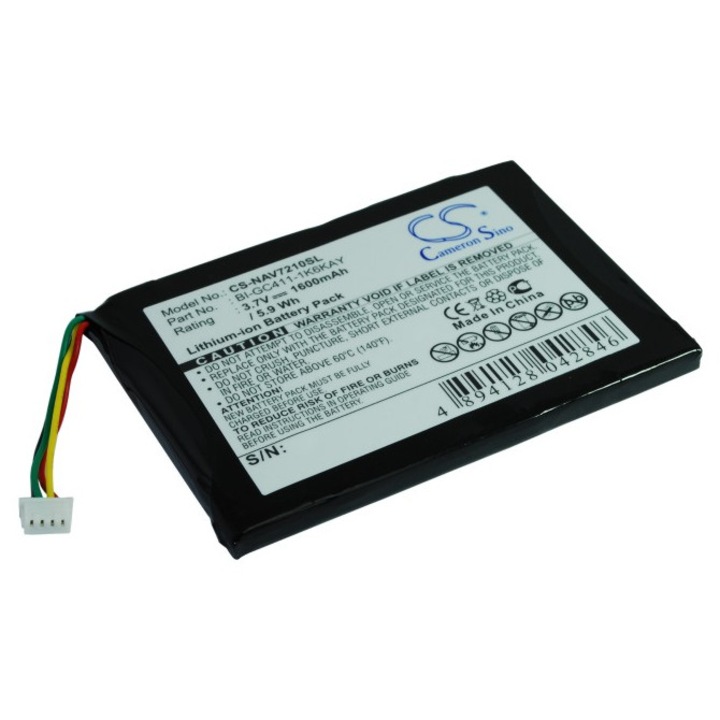Baterie Li-ion Cameron Sino CS-NAV7210SL 1600mAh, Negru, 71.82x50.36x4.32mm