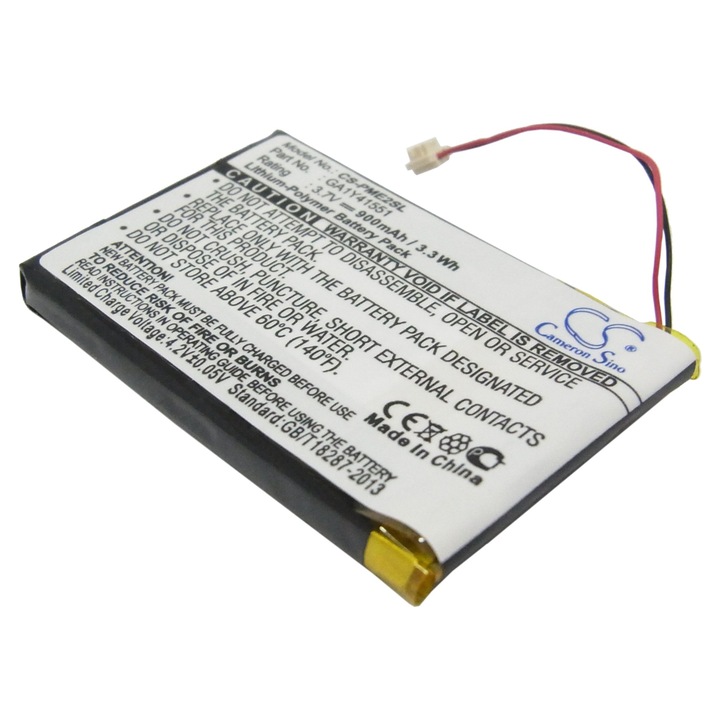 Baterie Li-Polymer 900mAh, negru, 51.60x33.18x5.30mm