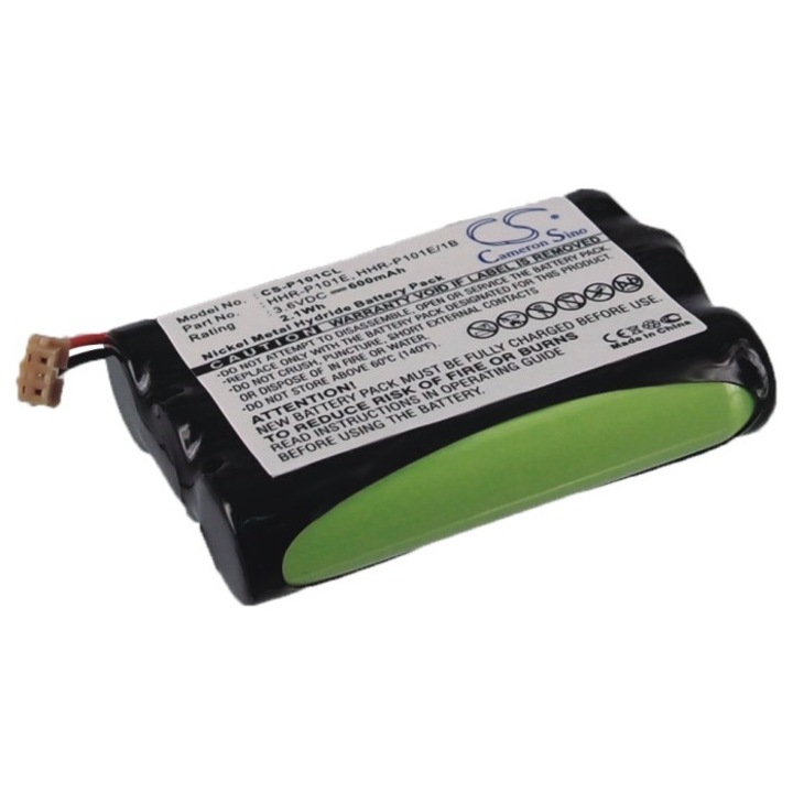 Baterie Ni-MH 600mAh, Cameron Sino, 3.6V, Negru, 10x30.5x43mm