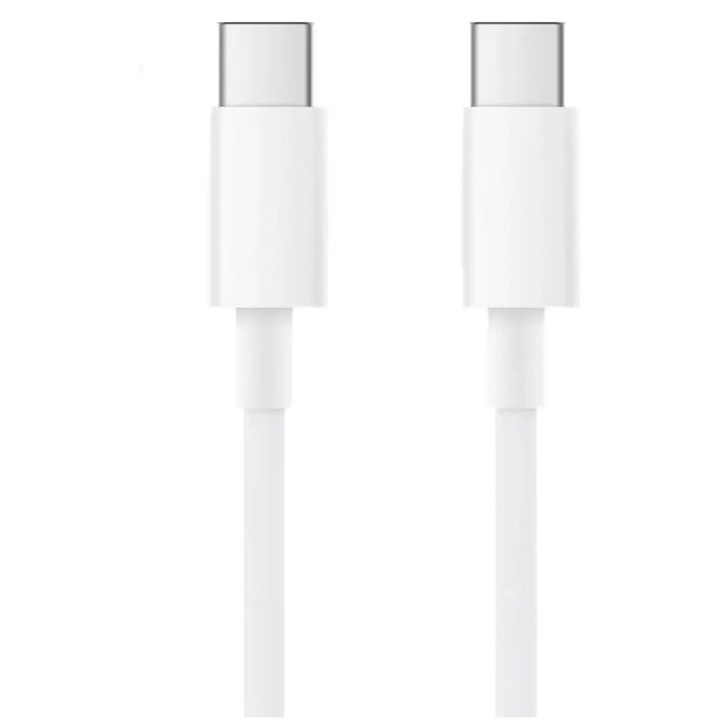 USB C - USB C töltő- és adatátviteli kábel 2m fehér (306)