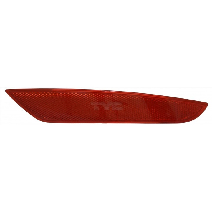 Reflector TYC pentru Bara de Protecție Golf VI 2008-2013 Stânga, Roșu