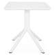 Set mobilier gradina/terasa 2 scaune si masa, Maison Mex TIPPUS/CRUSOE, alb