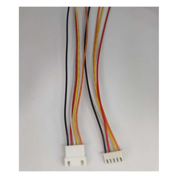 Cablu cu conectori 5pini pas 2.54 mm mama si tata cu fire set 2buc