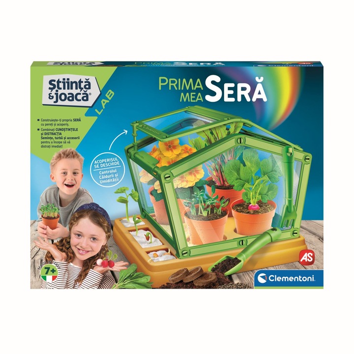 Set joc educativ Stiinta si joaca, sera organica, 7 ani, multicolor