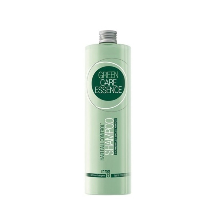 Sampon profesional BBCOS Green Care Essence, control cadere par, 1000ml, unisex, pentru par fragil si gras