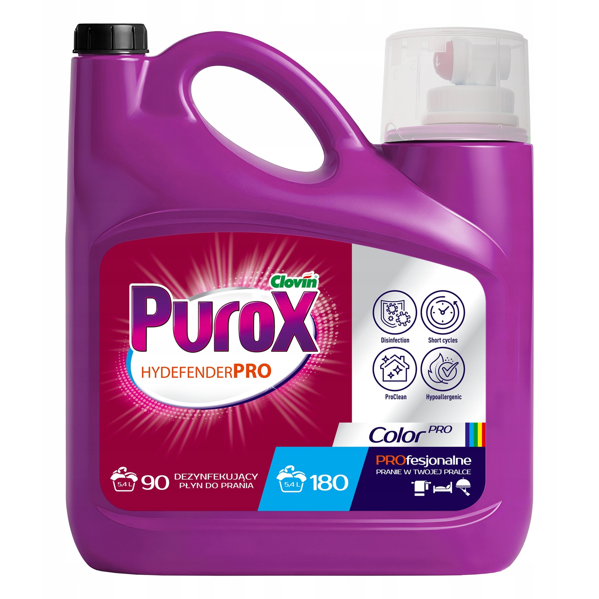 Detergent rufe gel Purox Hydefender Color 5, 4L - eMAG.ro